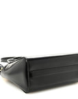 Spazzolato Mini Zippered Tote Black