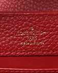 Taurillon Snakeskin Mini Capucines Burgundy