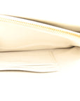 Calfskin Macrocannage Mini Caro Bag White