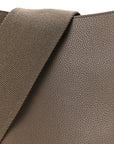 Soft Grained Calfskin Small Sangle Bucket Bag Taupe