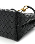 Nappa Intrecciato Small Andiamo Shoulder Bag Black
