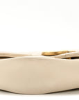 Calfskin Matelasse Super Mini GG Marmont Shoulder Bag White