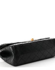 Aged Calfskin Quilted 2.55 Reissue 225 Flap Black
