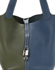 Taurillon Clemence Casaque Picotin Lock 22 MM Bleu Thalassa Canopee
