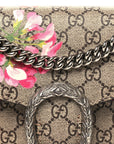 GG Supreme Monogram Blooms Small Dionysus Shoulder Bag Beige Multicolor Dry Rose