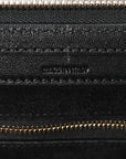 Supple Shiny Lambskin Little New Luggage Black