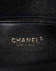 Caviar Quilted Medium Boy Flap Black