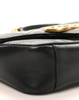 Calfskin Matelasse Mini GG Marmont Shoulder Bag Black