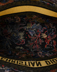 Canvas Zodiac Fantastico Embroidered Medium Book Tote Black Multicolor