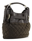 Nylon Quilted Bromley Hobo Brown