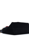 Velvet Pouch Bag Navy Amaranto