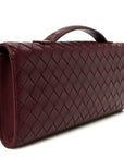Nappa Intrecciato Long Andiamo Top Handle Clutch Barolo