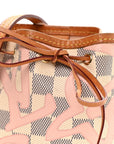 Damier Azur Tahitienne Nano Noe Rose Ballerine