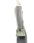 Matte Alligator Kelly Retourne 28 Vert D'eau
