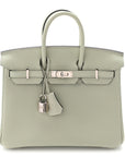 Togo Birkin 25 Gris Neve