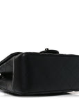 Lambskin Quilted Mini Square Flap So Black