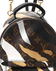 X LOL Monogram Palm Springs Backpack Mini Gold Silver