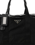Tessuto Nylon Saffiano Carry On Travel Bag Black