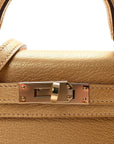Metallic Chevre Chamkilight Mini Kelly Sellier 20 Dore