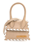 Calfskin Le Chiquito Whipstitch Beige