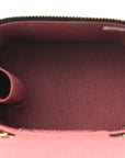 Calfskin Quilted Mini Perfect Fit Vanity Case With Chain Black