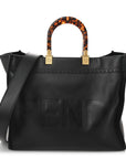 Vitello King Plexiglass Medium FNDI Sunshine Shopper Black
