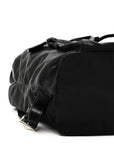 Tessuto Nylon Vela Cinch Backpack Black