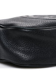 Pebbled Calfskin Mini Soho Disco Bag Black