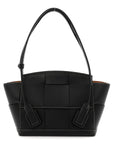French Calfskin Maxi Intrecciato Arco 33 Black