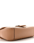 Calfskin Matelasse Aria Small GG Marmont Shoulder Bag Camelia