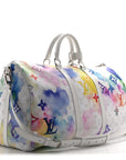 Monogram Watercolor Keepall Bandouliere 50 Multicolor