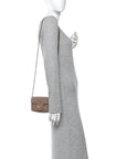 Calfskin Matelasse Super Mini GG Marmont Shoulder Bag Porcelain Rose