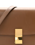 Box Calfskin Medium Classic Box Flap Bag Camel