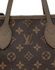 Monogram Neverfull Inside Out Bandouliere BB Dark Fango