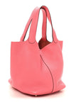 Taurillon Clemence Picotin Lock 22 MM Rose Azalee