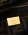 Fabric Jacquard FF 1974 Medium Baguette Tobacco Moro Black