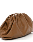 Smooth Butter Calf The Pouch Oversized Clutch Cammello