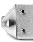 Metallic Chevre Chamkilight Mini Kelly Sellier 20 Argent