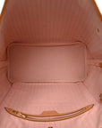 Damier Azur Neo Neverfull MM Rose Ballerine