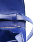 Box Calfskin Medium Classic Box Flap Bag Indigo