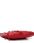 Calfskin Palazzo Fringe Shoulder Bag Red
