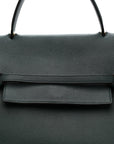 Grained Calfskin Mini Belt Bag Amazone