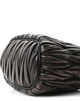 Nappa Matelasse Pouch Sabbia Caffe