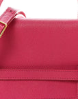 Grained Calfskin Nano Belt Bag Raspberry
