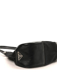 Tessuto Nylon Moon Shoulder Bag Black