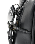 Calfskin Matelasse Monogram Monochrome Lou Camera Bag Black