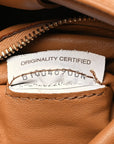 Nappa Maxi Intreccio Padded Cassette Crossbody Bag Caramel