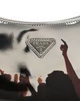Spazzolato Concert Printed Cleo Shoulder Bag Argento