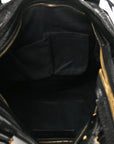 Agneau Giant 12 Gold Hardware Velo Black
