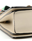 GG Supreme Monogram Small Queen Margaret Top Handle Bag White